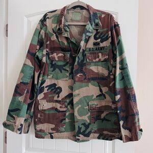 Vintage Camo Army Jacket